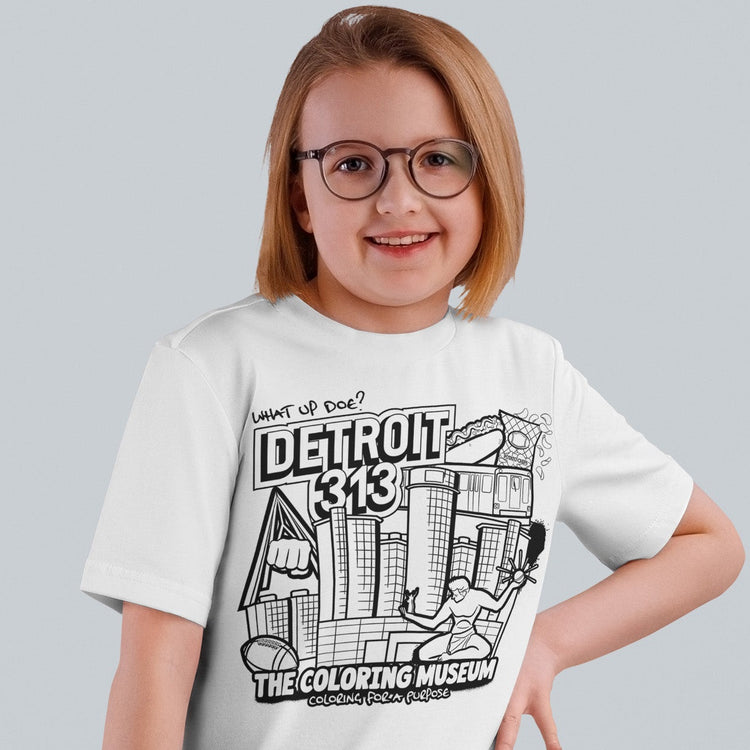 Coloring T-Shirt Kids - The Coloring Museum