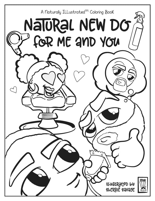 A Natural New Do for Me and You Coloring Book- Digital Download - The Coloring Museum