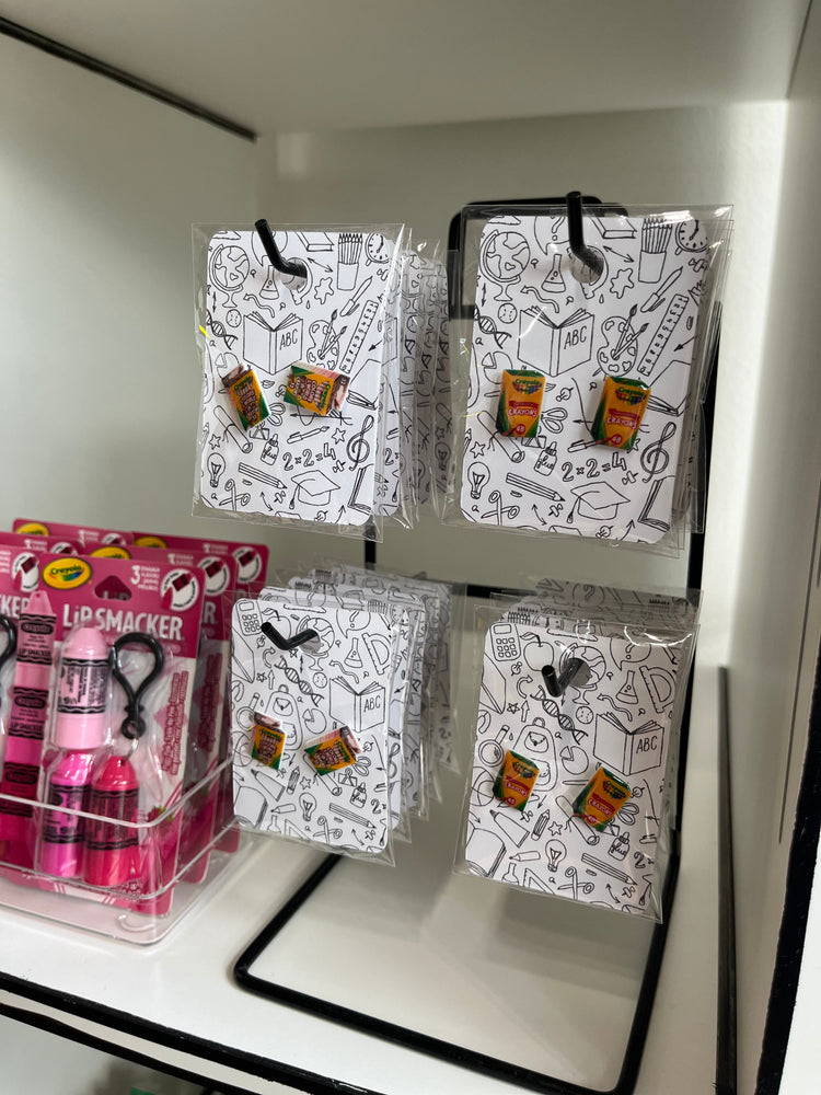 Crayon Earrings - The Coloring Museum