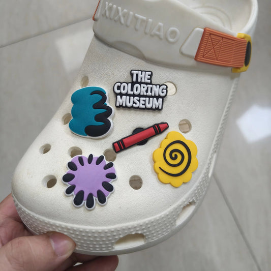 TCM Shoe Charm Pack - The Coloring Museum