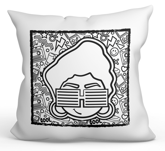 Cool ILL Emoji Coloring Pillows - The Coloring Museum