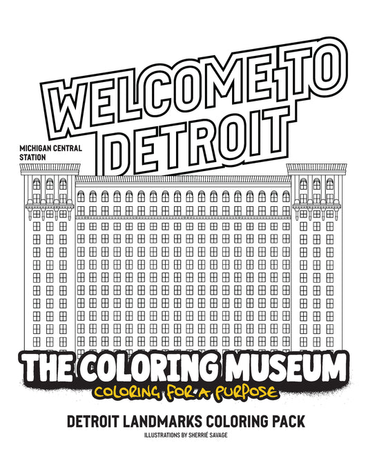 Detroit Coloring Pack - The Coloring Museum