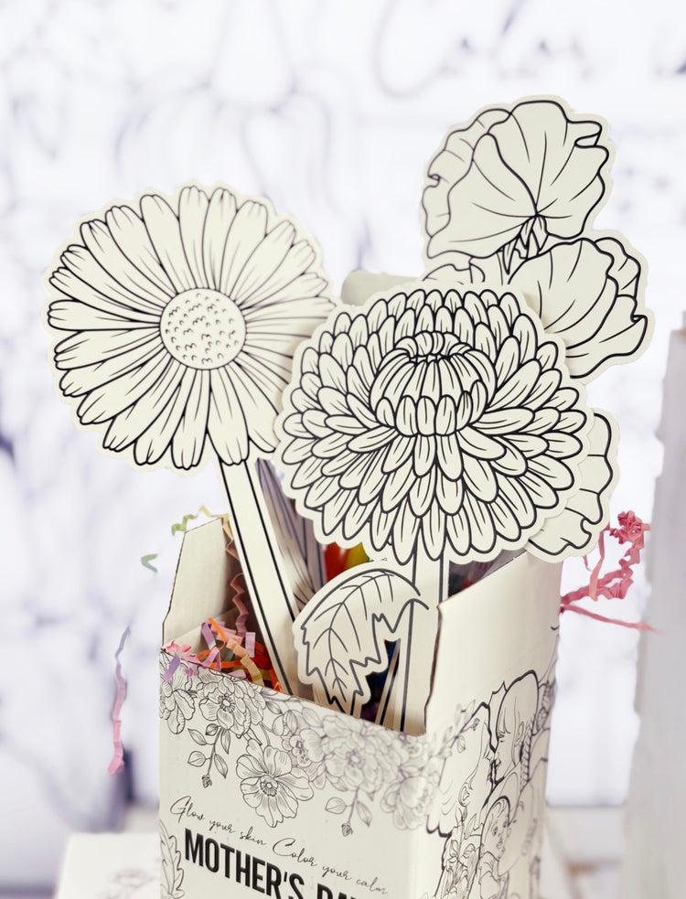 Coloring Flower Bouquet