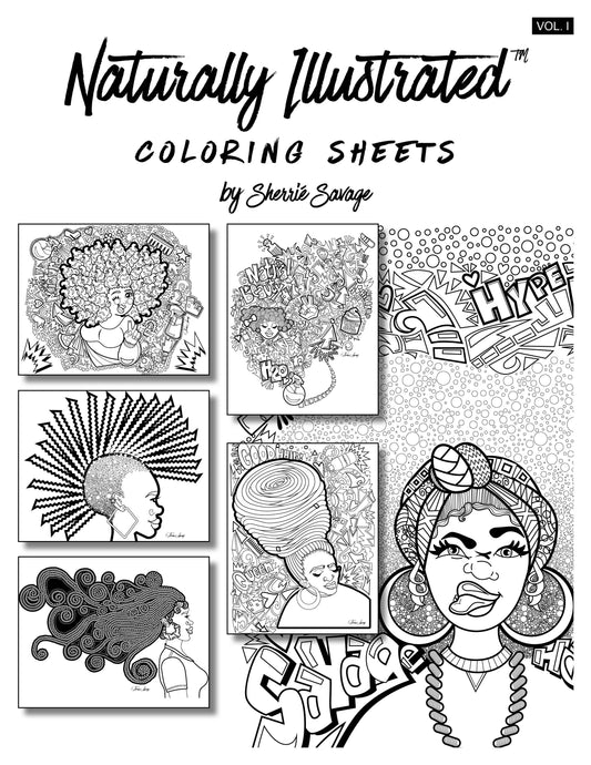 Naturally ILLustrated Coloring Pack VOL I - The Coloring Museum