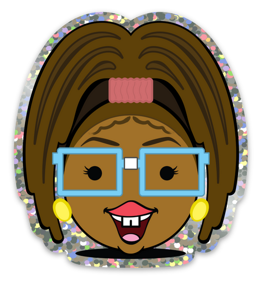 Holographic ILL Emoji Stickers - The Coloring Museum