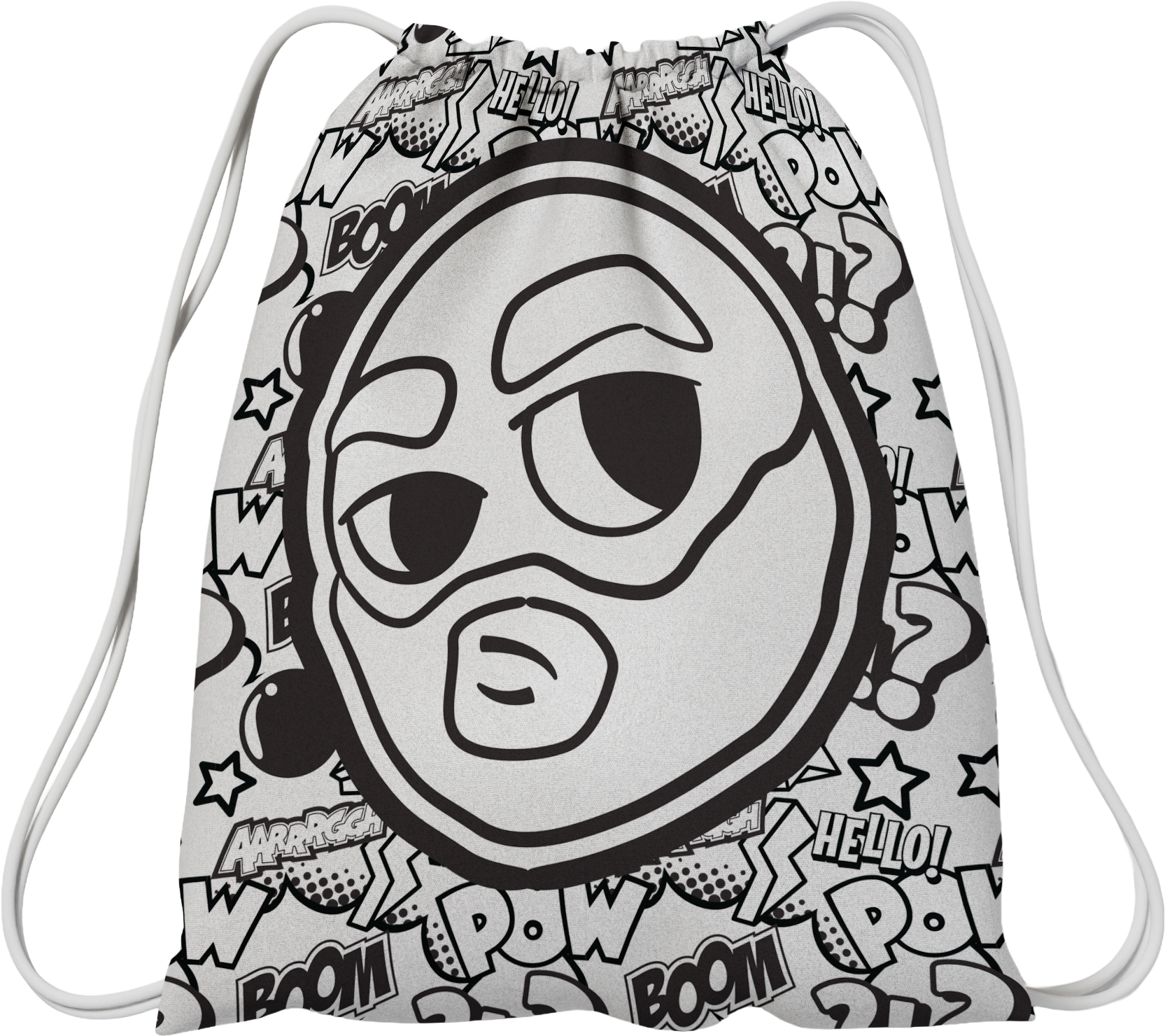 Coloring Drawstring Bags for All - The Coloring Museum