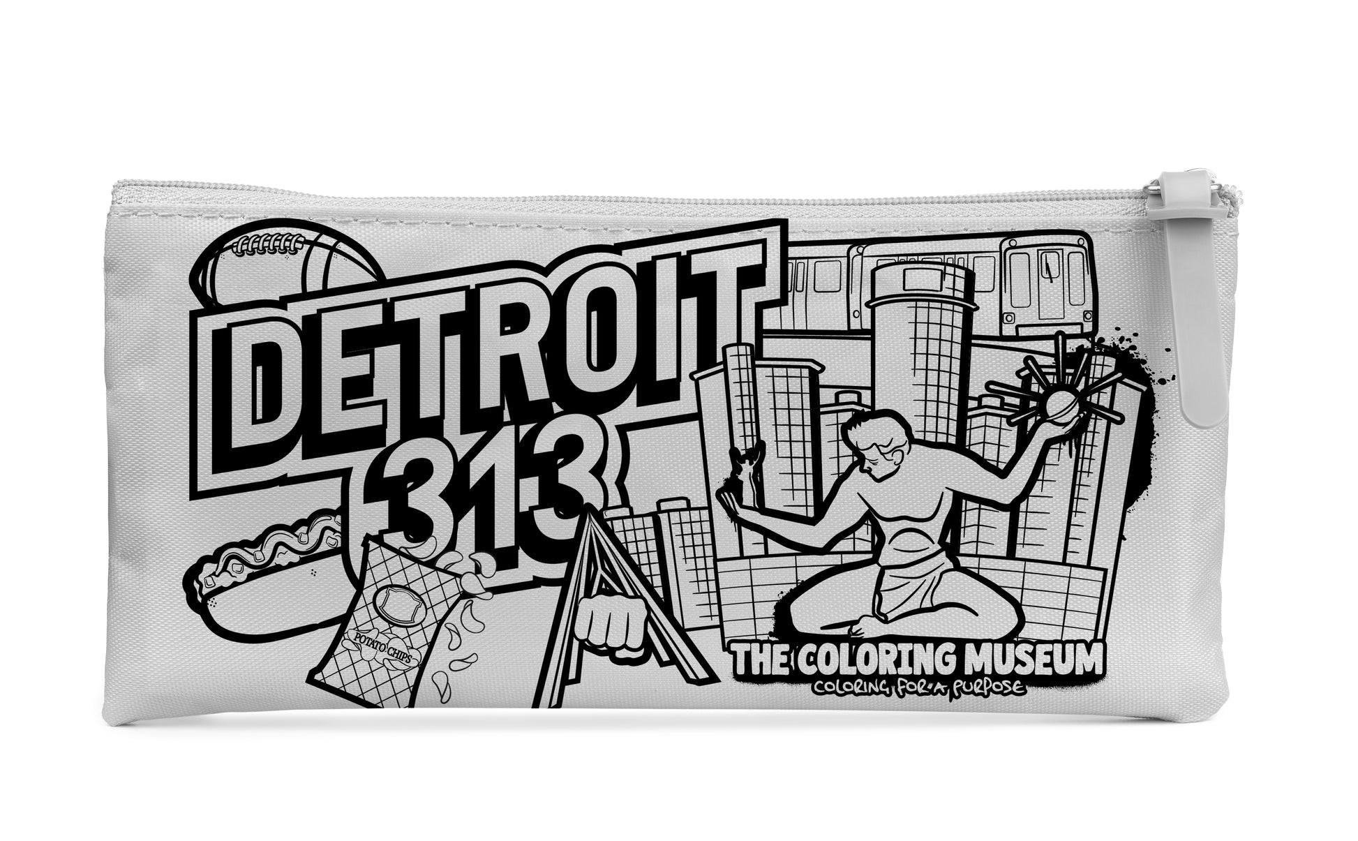 Coloring Pencil Pouch - The Coloring Museum