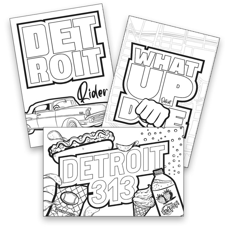 Coloing Postcards (6x9) - The Coloring Museum