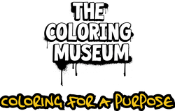 The Coloring Museum: Coloring For A Purpose logo